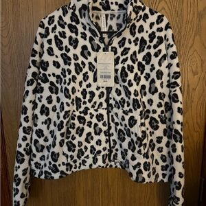 Fabletics Monochrome Animal Print Jacket